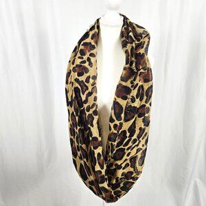 Croft & Barrow - OS - Leopard Infinity Scarf